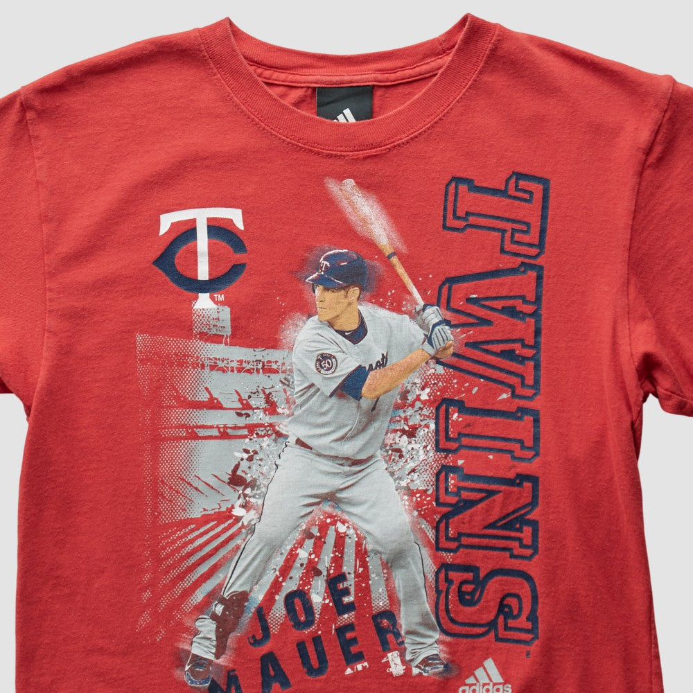 Minnesota Twins Adidas 2000s T-Shirt - Red - XVintage T-shirts