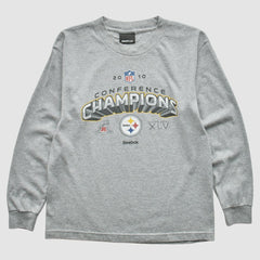 Pittsburgh Steelers Reebok 2010 Sweatshirt - Gray Sweatshirts