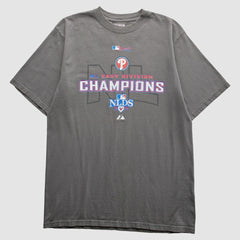 Philadelphia Phillies 2008 T-Shirt - Gray - Vintage T-shirts