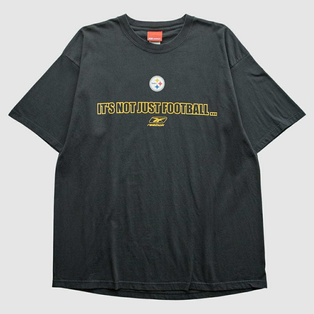 Pittsburgh Steelers Reebok 2000s T-Shirt - Black T-shirts