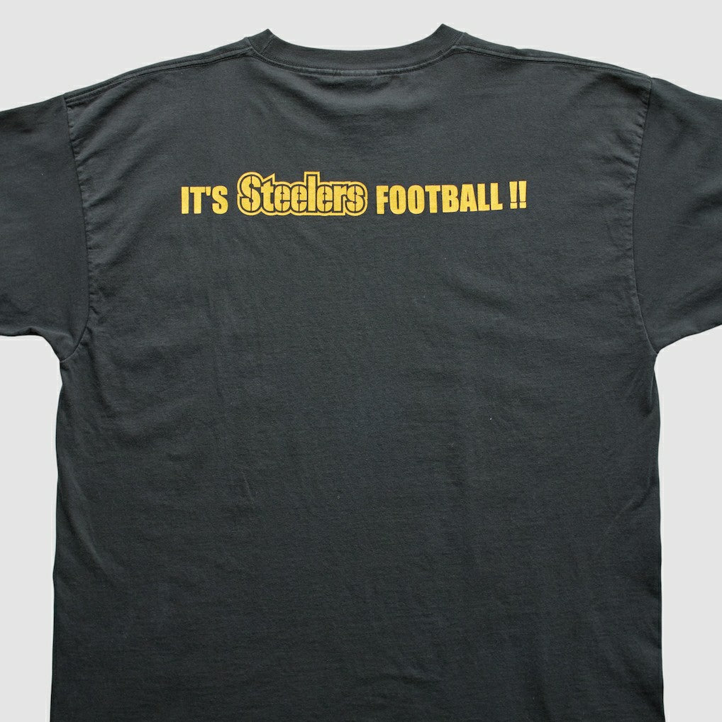 Pittsburgh Steelers Reebok 2000s T-Shirt - Black T-shirts