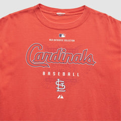 St. Louis Cardinals Majestic 2000s T-Shirt - Red - XVintage T-shirts