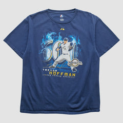 Milwaukee Brewers Majestic 2010 T-Shirt - Blue - Vintage T-shirts