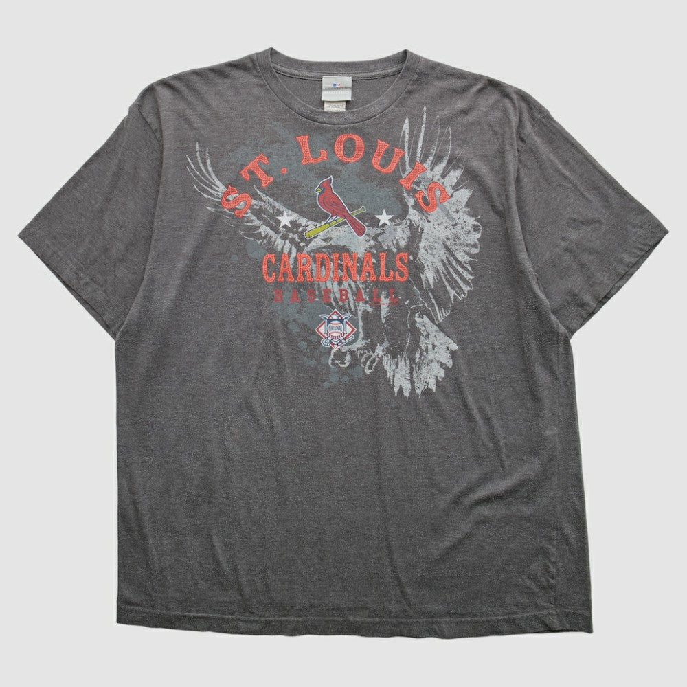 St. Louis Cardinals 2000s T-Shirt - Gray - XVintage T-shirts