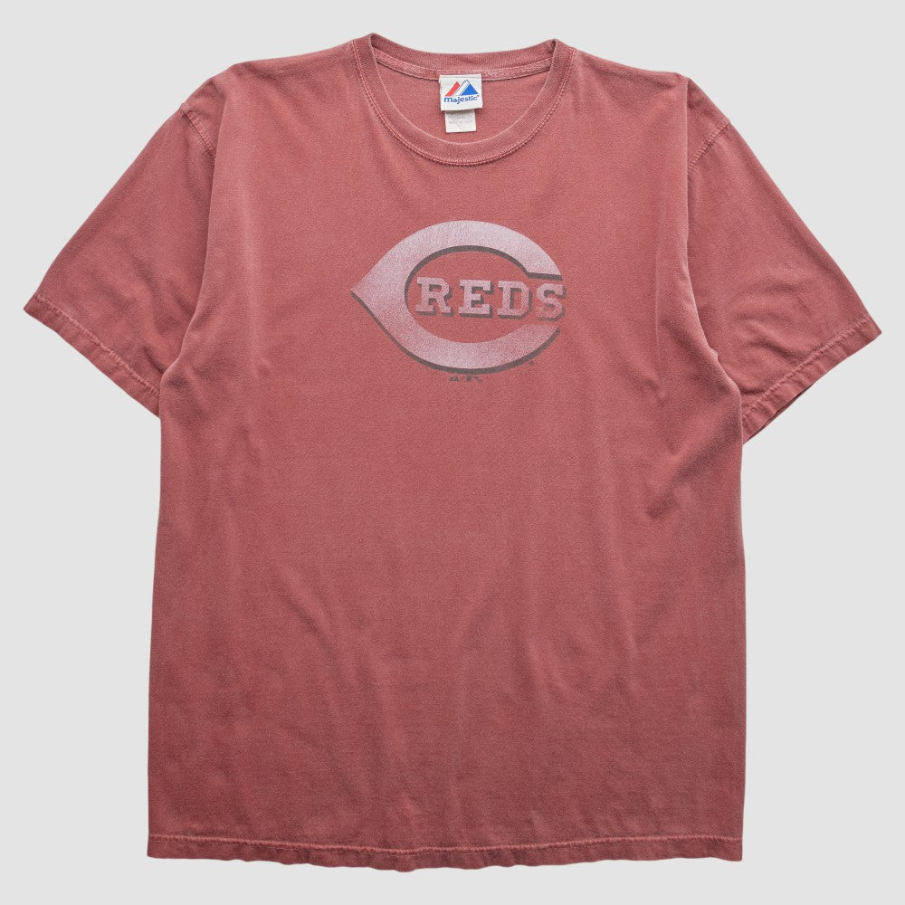 Cincinnati Reds Majestic 2010 T-Shirt - Red - Vintage T-shirts