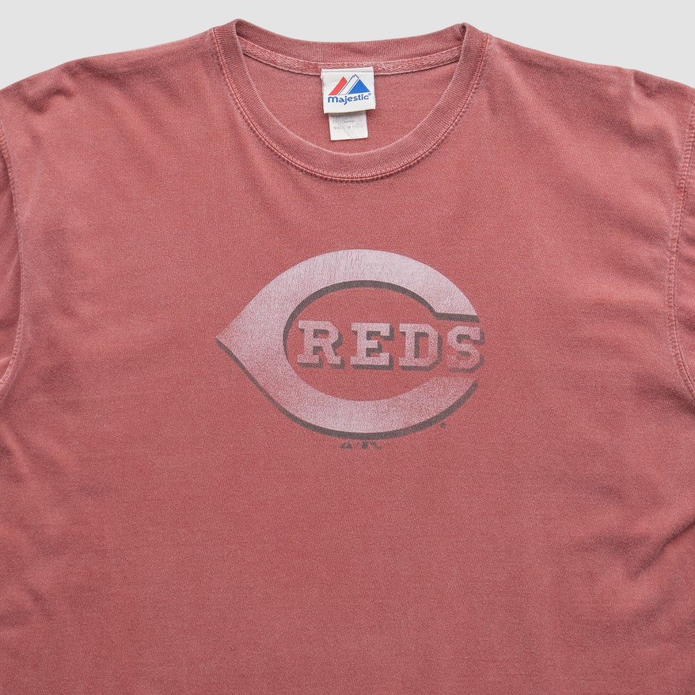 Cincinnati Reds Majestic 2010 T-Shirt - Red - Vintage T-shirts