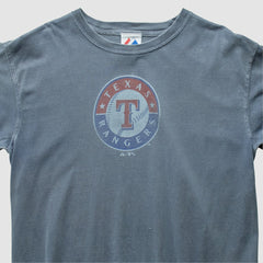 Texas Rangers Majestic 2010 T-Shirt - Gray - Vintage T-shirts