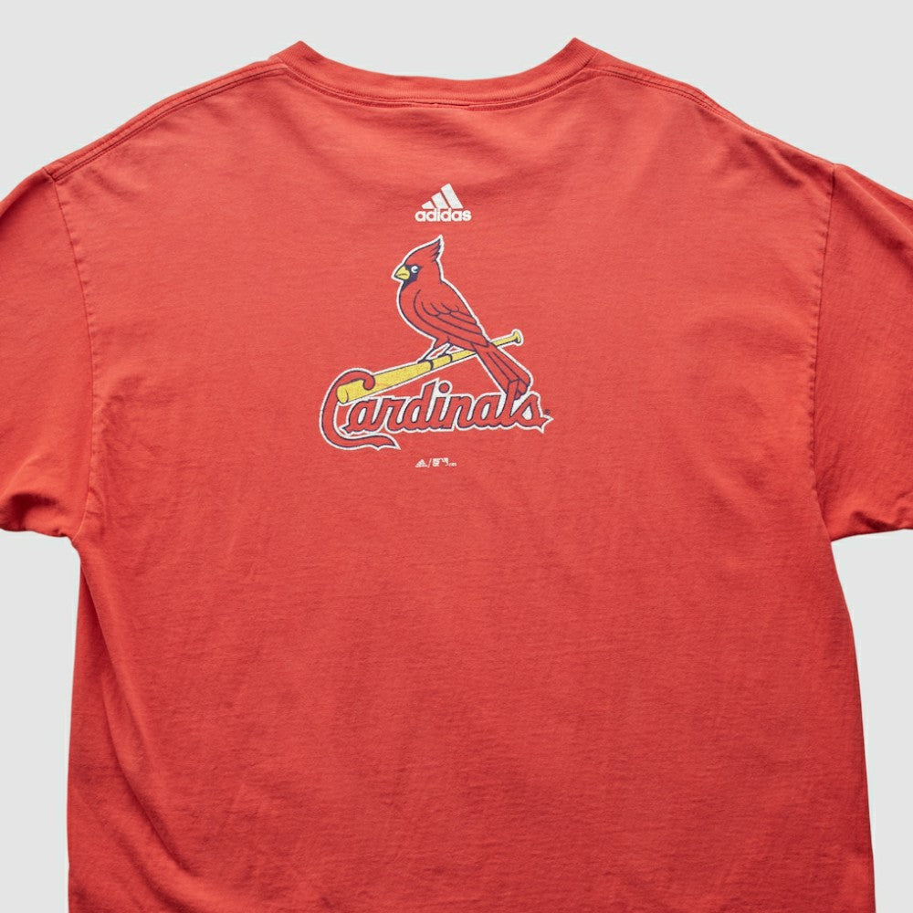 St. Louis Cardinals Adidas 2000s T-Shirt - Red - Vintage T-shirts