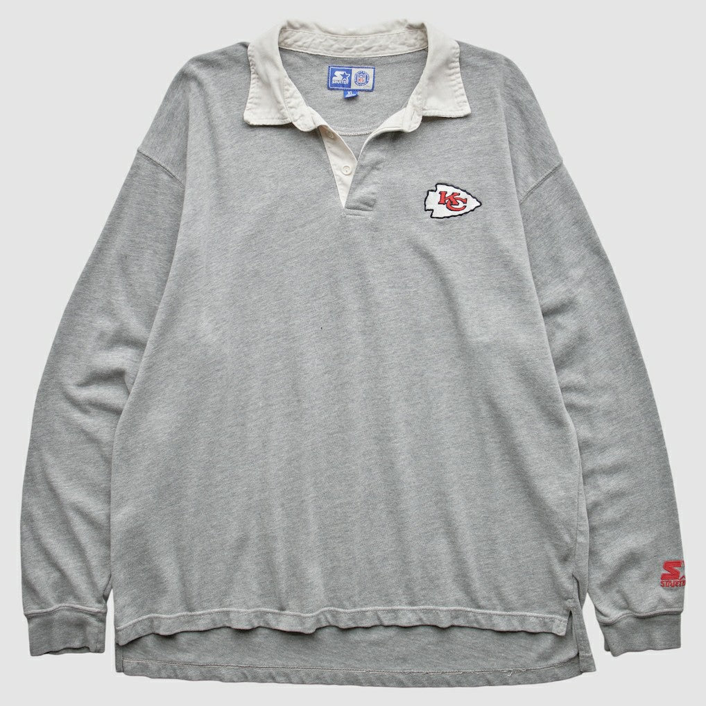 Kansas City Chiefs Starter 90s Sweatshirt - Gray Sweatshirts