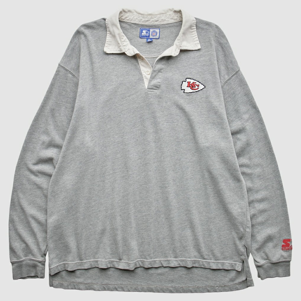 Kansas City Chiefs Starter 90s Sweatshirt - Gray Sweatshirts
