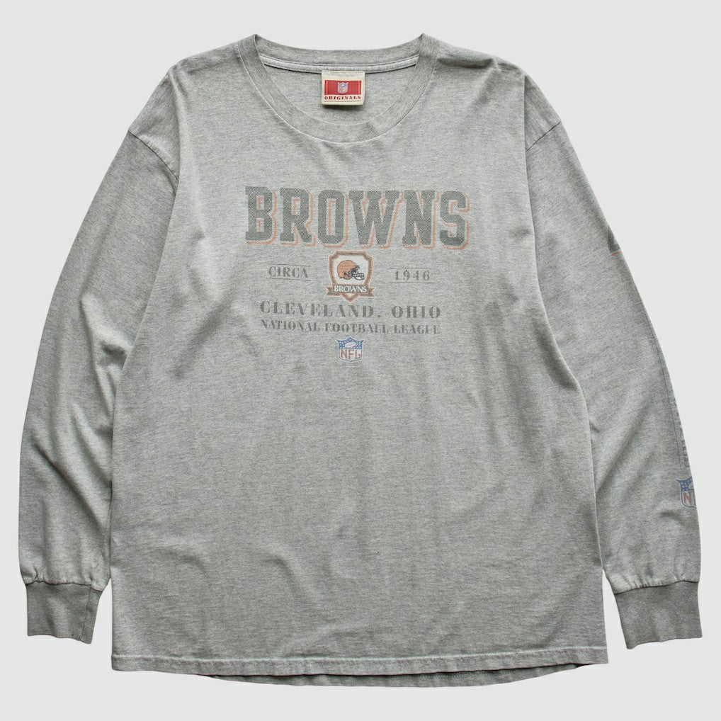 Cleveland Browns NFL Originals 2000s T-Shirt - Gray T-shirts