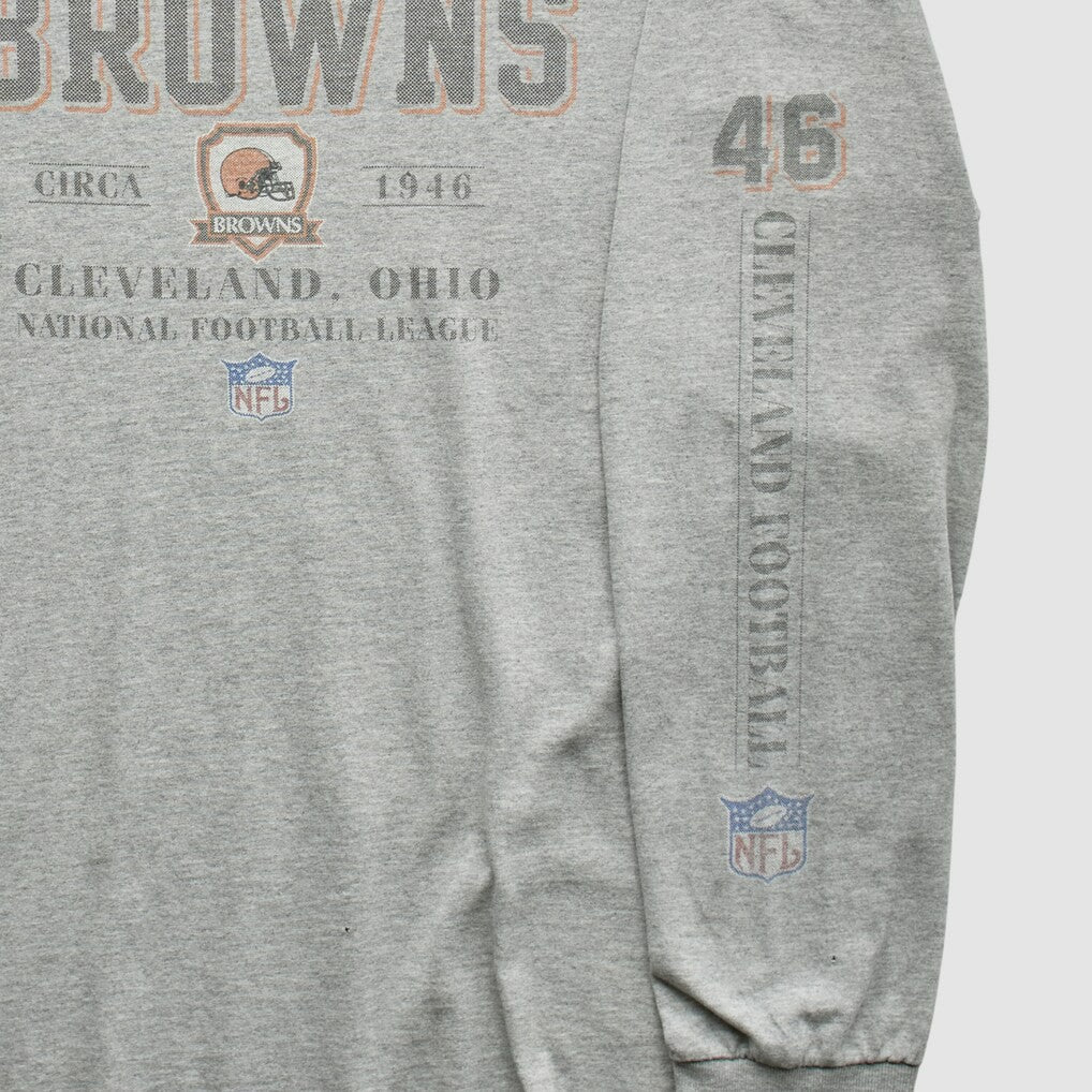 Cleveland Browns NFL Originals 2000s T-Shirt - Gray T-shirts