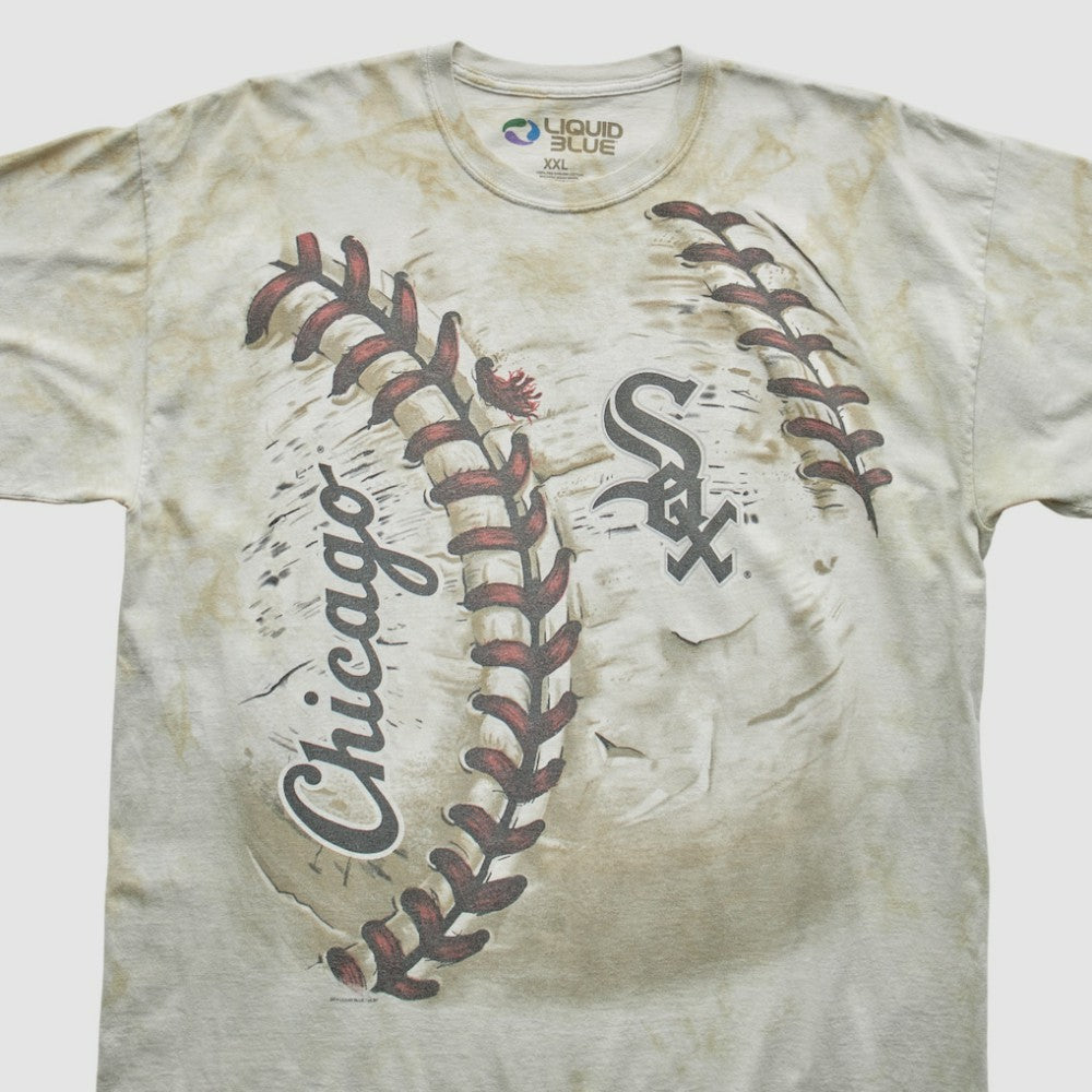 Chicago White Sox Liquid Blue 2014 T-Shirt - Beige - 2XVintage T-shirts