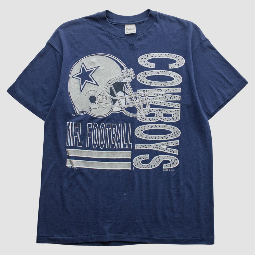 Dallas Cowboys Logo 7 1991 T-Shirt - Navy T-shirts