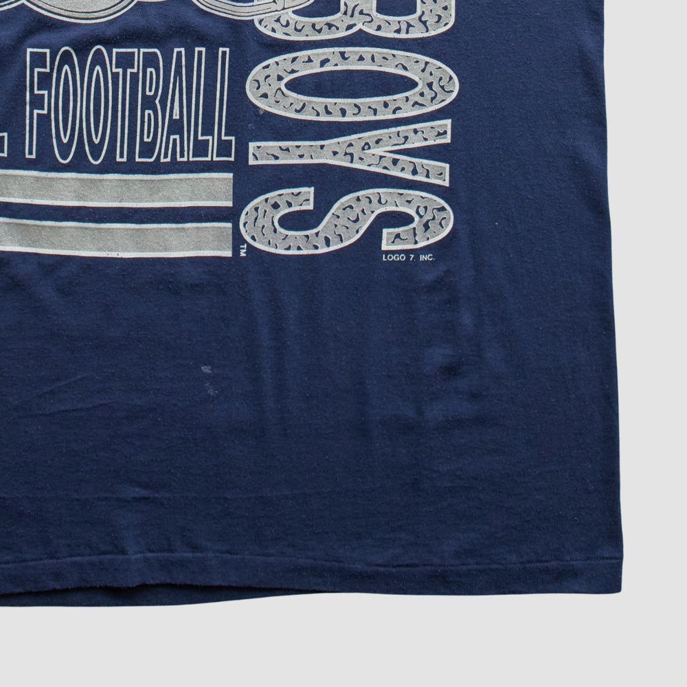 Dallas Cowboys Logo 7 1991 T-Shirt - Navy T-shirts