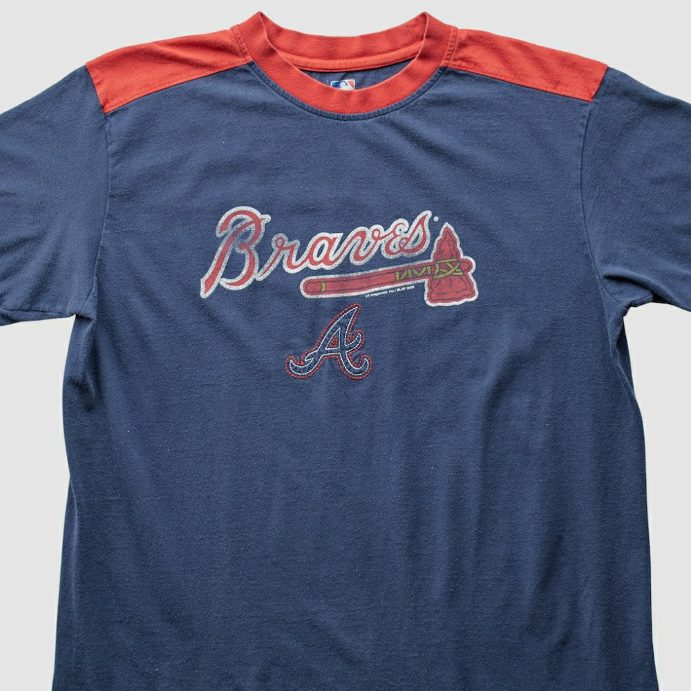 Atlanta Braves 2009 T-Shirt - Navy - Vintage T-shirts