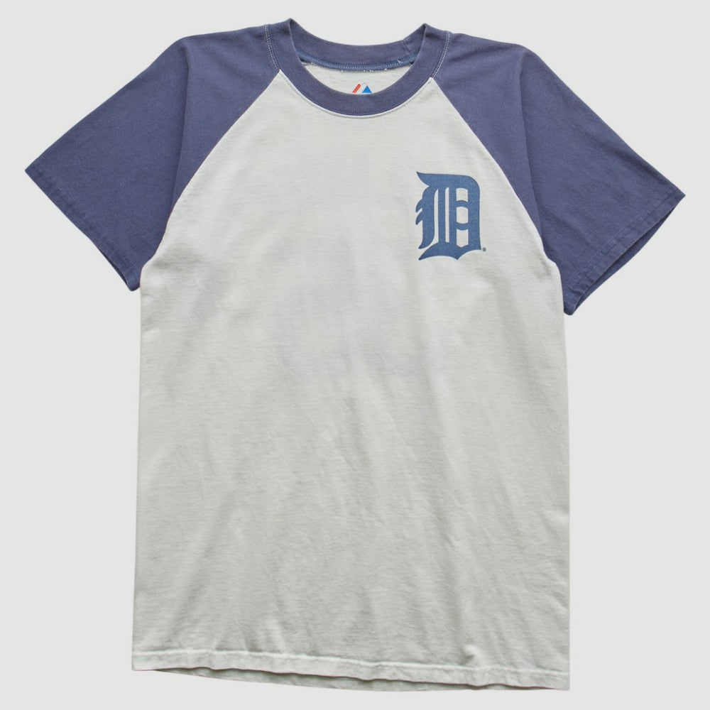 Detroit Tigers Majestic 2000s T-Shirt - White - Vintage T-shirts