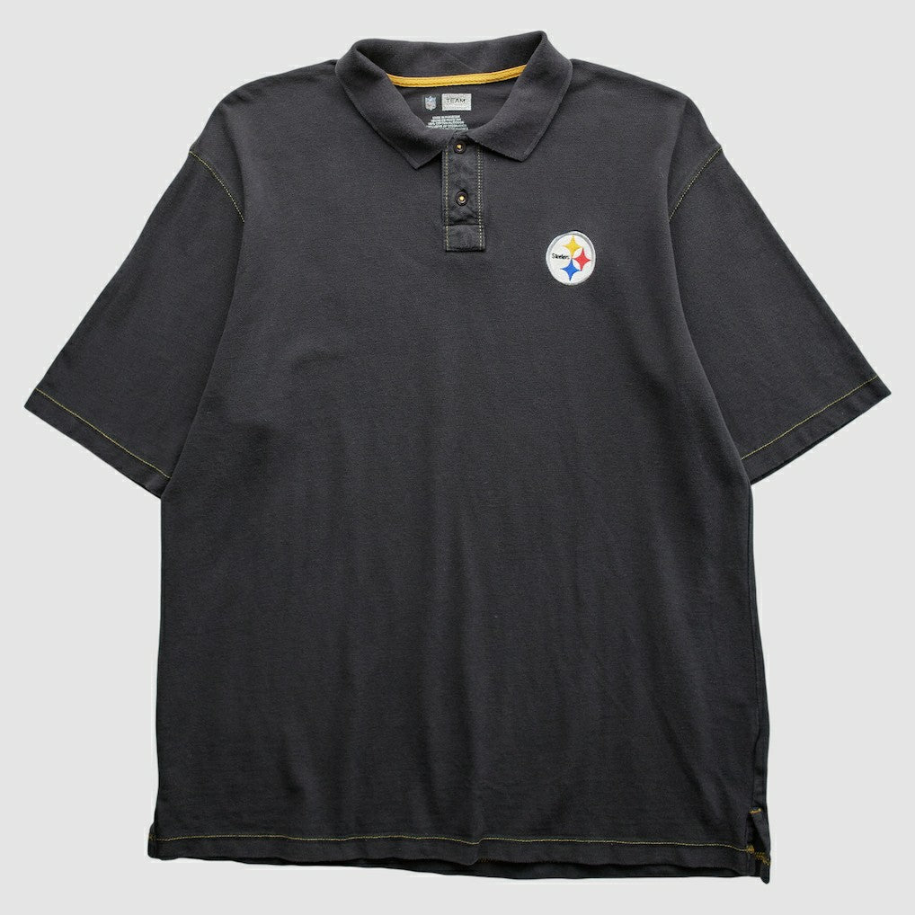 Pittsburgh Steelers 2010s Polo - Black