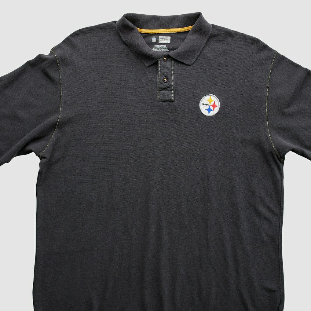 Pittsburgh Steelers 2010s Polo - Black