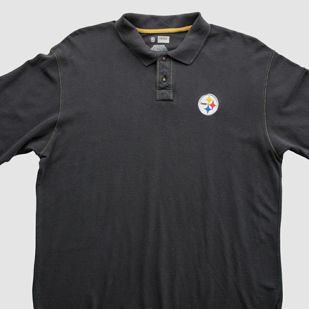 Pittsburgh Steelers 2010s Polo - Black