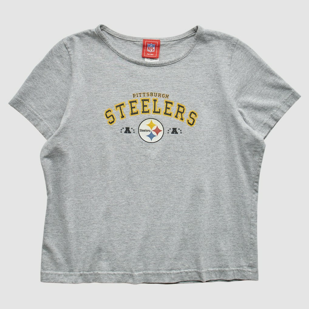 Pittsburgh Steelers NFL 2000s T-Shirt - Gray T-shirts