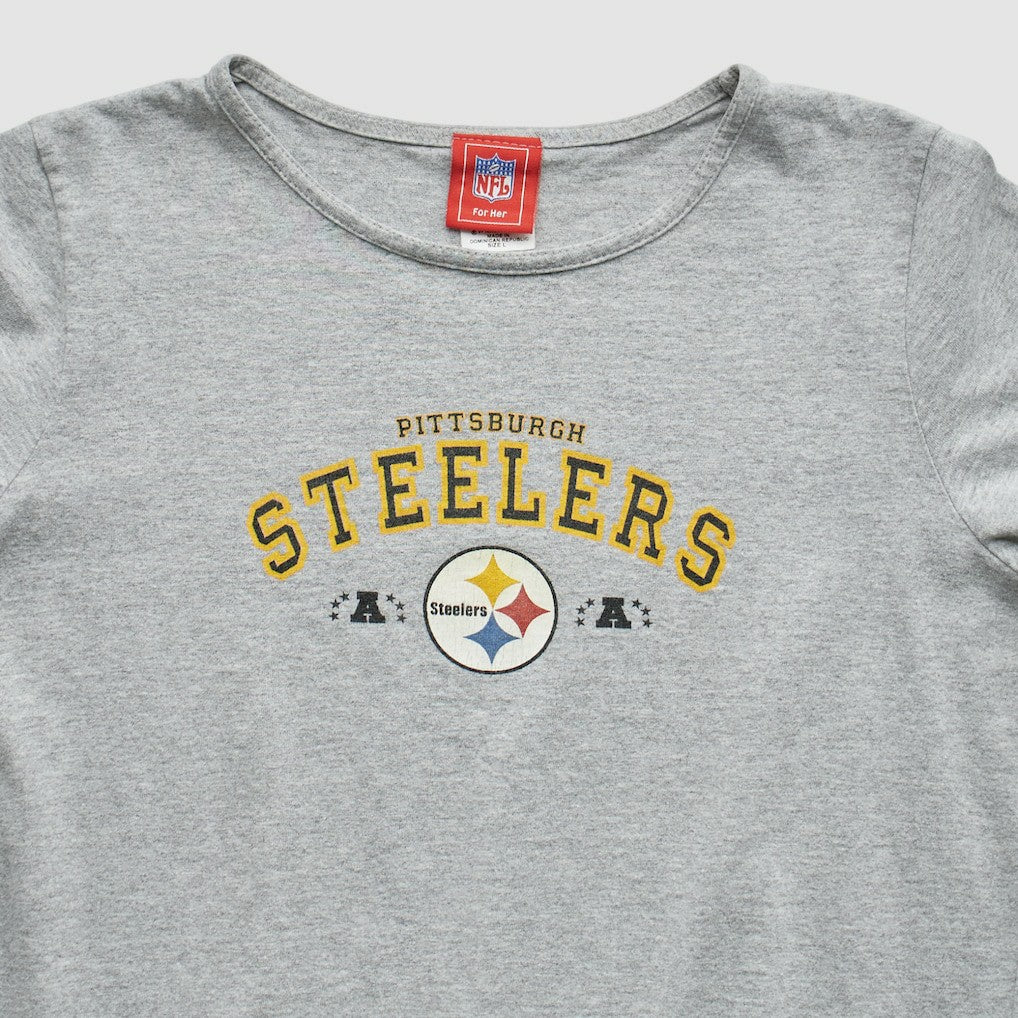 Pittsburgh Steelers NFL 2000s T-Shirt - Gray T-shirts