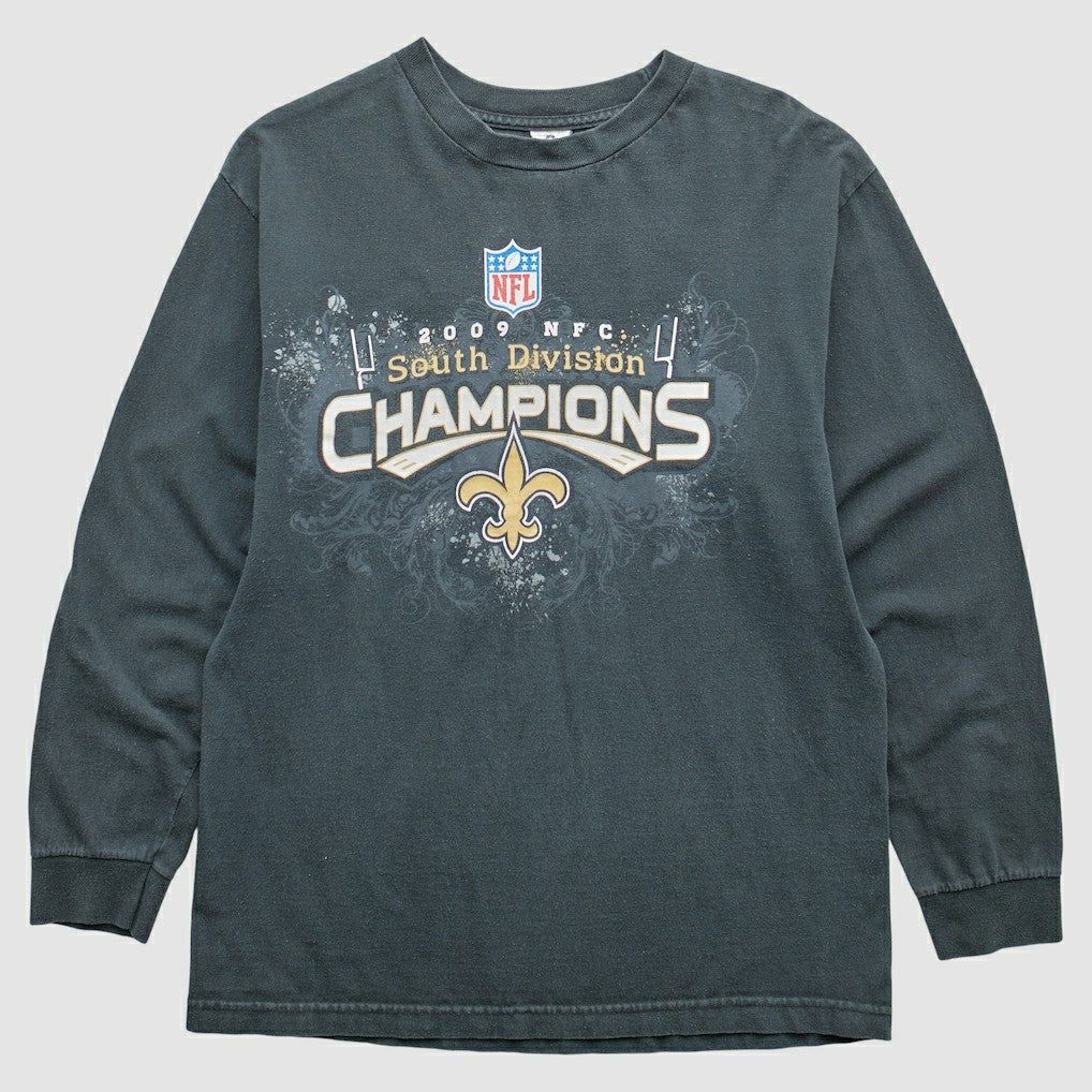 New Orleans Saints 2009 T-Shirt - Black T-shirts