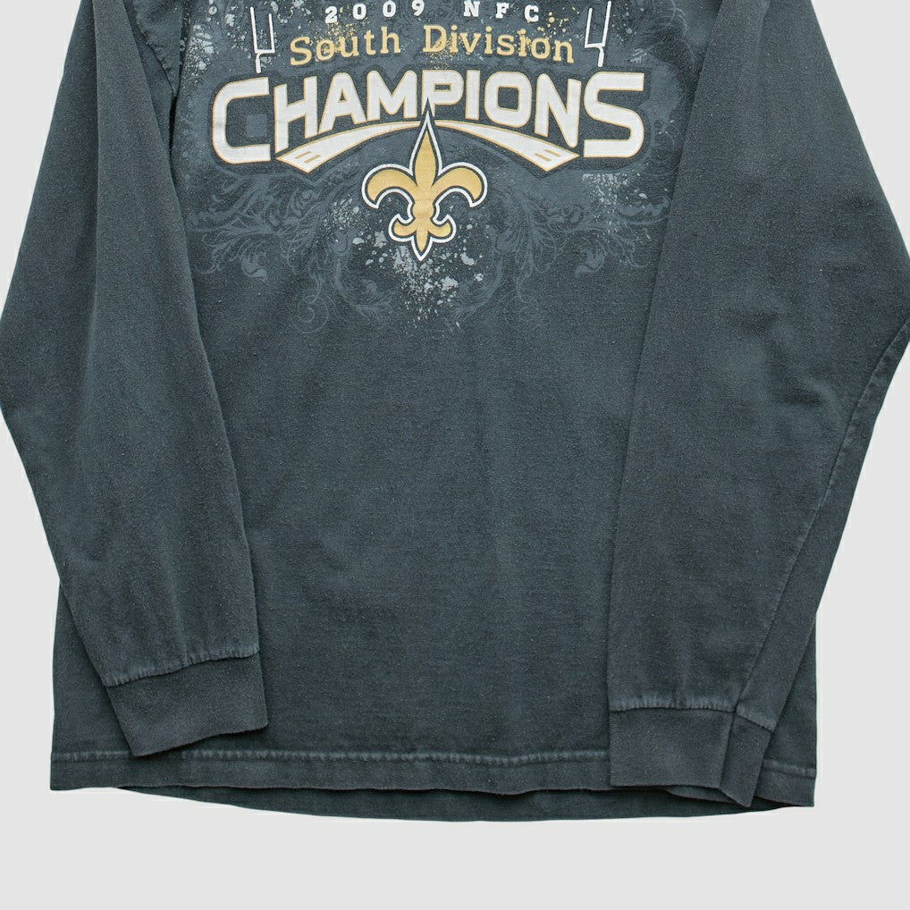 New Orleans Saints 2009 T-Shirt - Black T-shirts