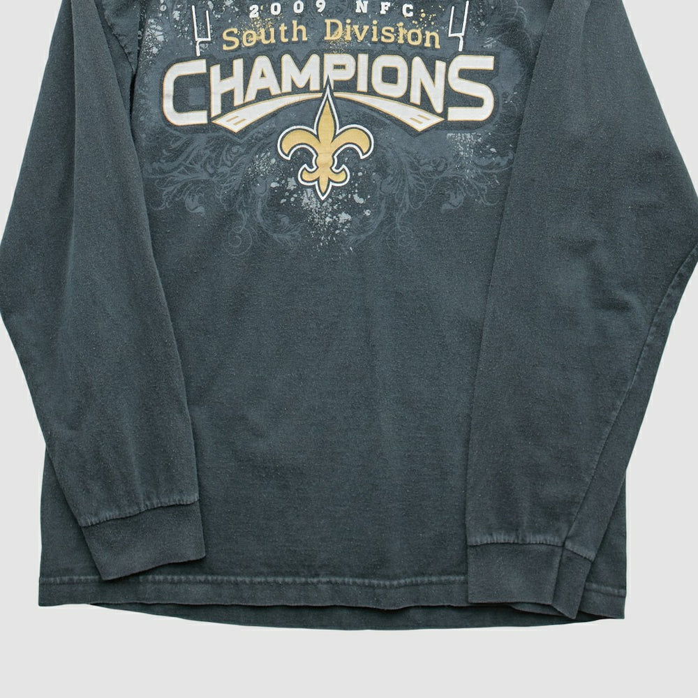 New Orleans Saints 2009 T-Shirt - Black T-shirts