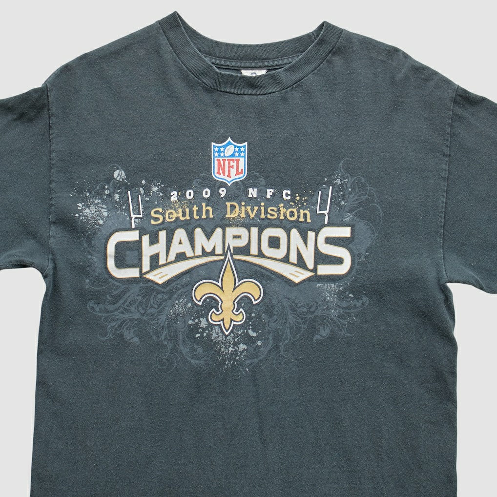 New Orleans Saints 2009 T-Shirt - Black T-shirts