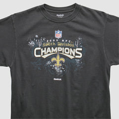 New Orleans Saints Reebok 2009 T-Shirt - Black T-shirts