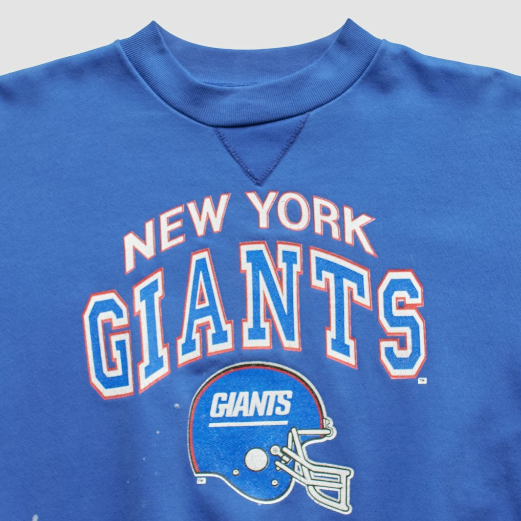 New York Giants 90s Pullover Sweatshirt - Blue Pullover
