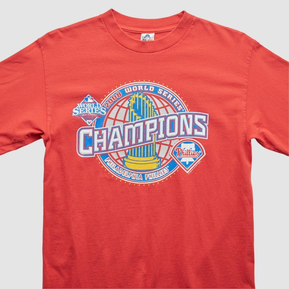Philadelphia Phillies 2008 T-Shirt - Red - Vintage T-shirts