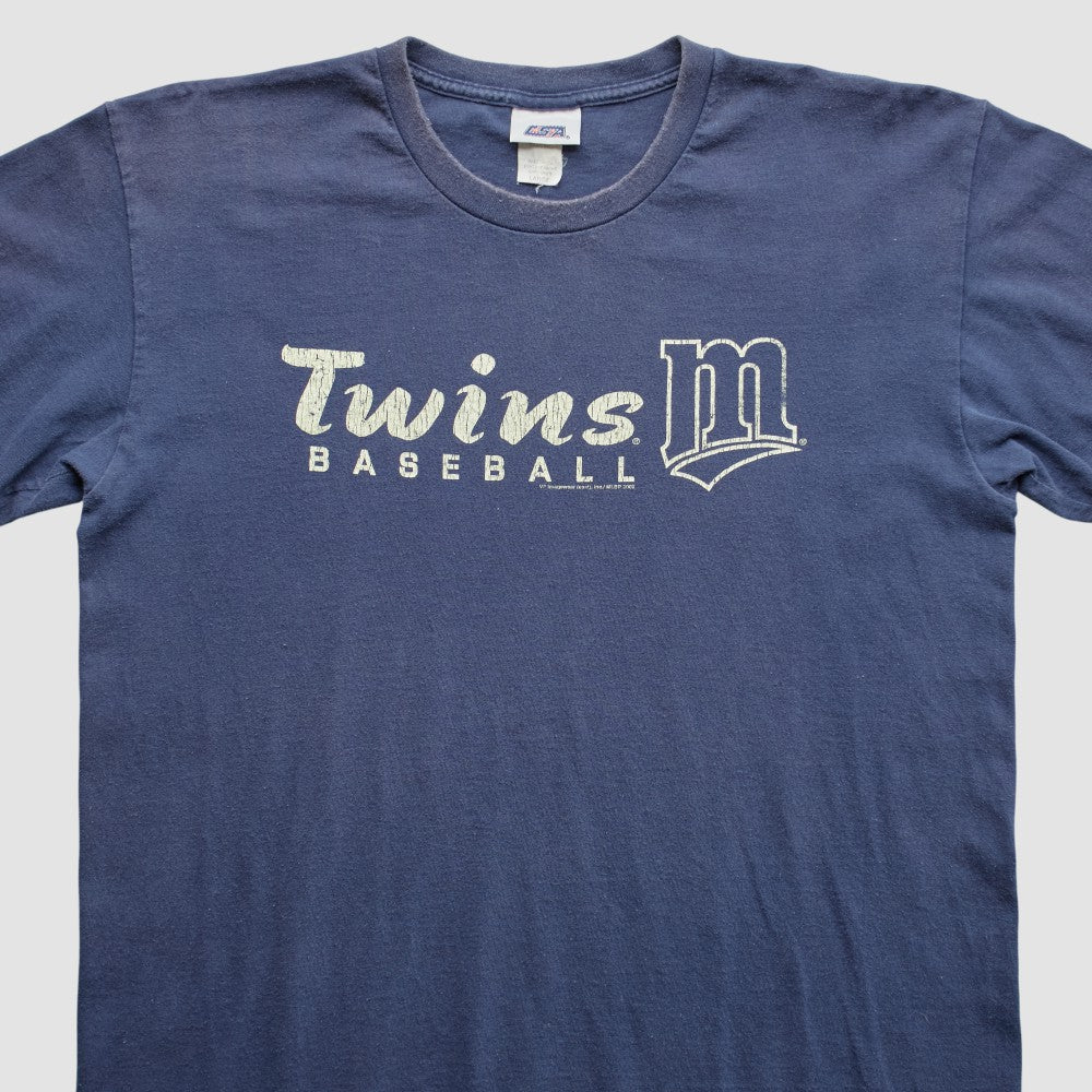 Minnesota Twins CSA 2002 T-Shirt - Blue - Vintage T-shirts