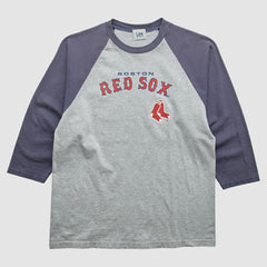 Boston Red Sox Lee Apparel 2000s T-Shirt - Gray - Vintage T-shirts