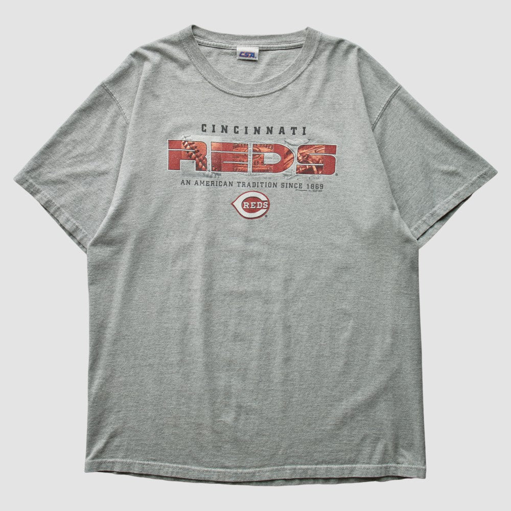 Cincinnati Reds CSA 2006 T-Shirt - Gray - Vintage T-shirts