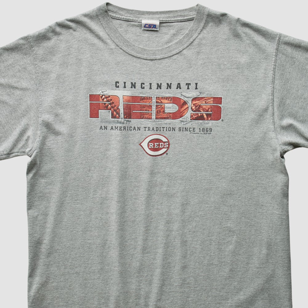 Cincinnati Reds CSA 2006 T-Shirt - Gray - Vintage T-shirts