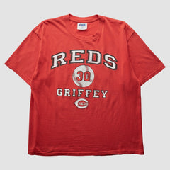 Cincinnati Reds CSA 2000s T-Shirt - Red - Vintage T-shirts