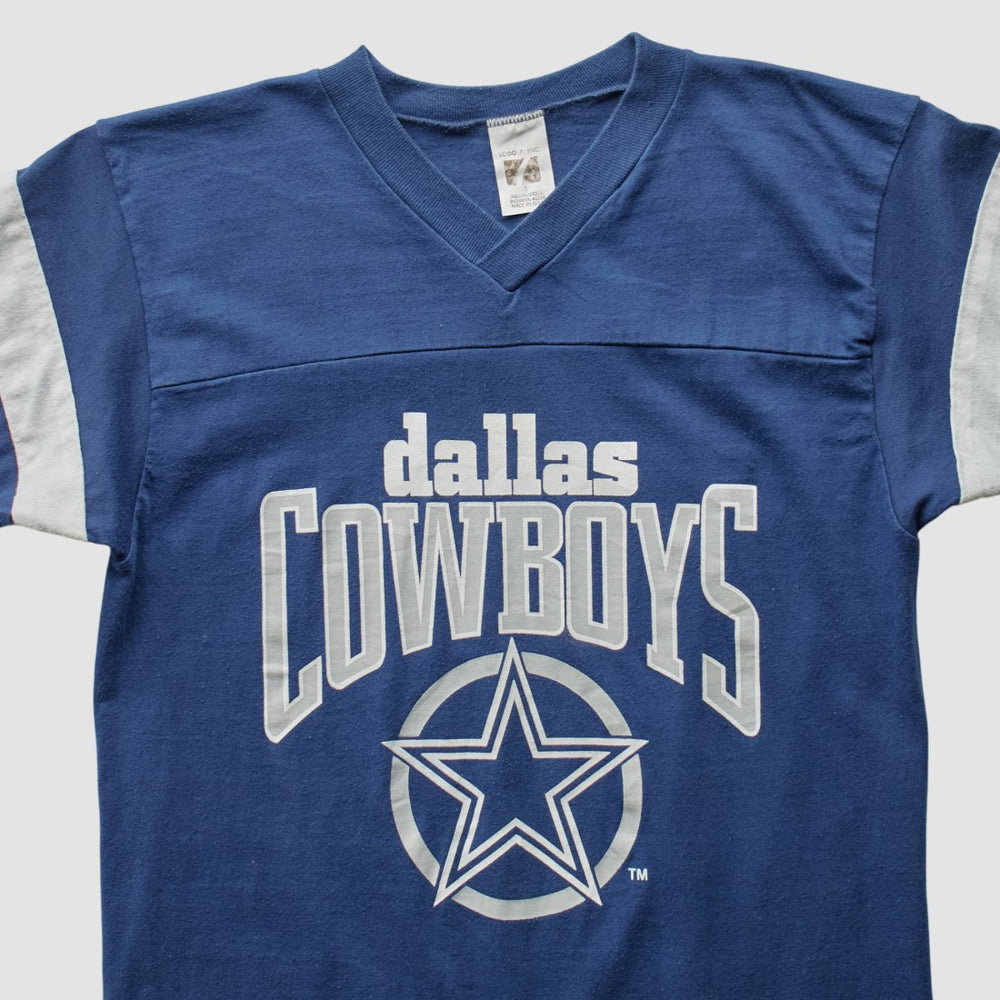 Dallas Cowboys Logo 7 80s T-Shirt - Blue T-shirts