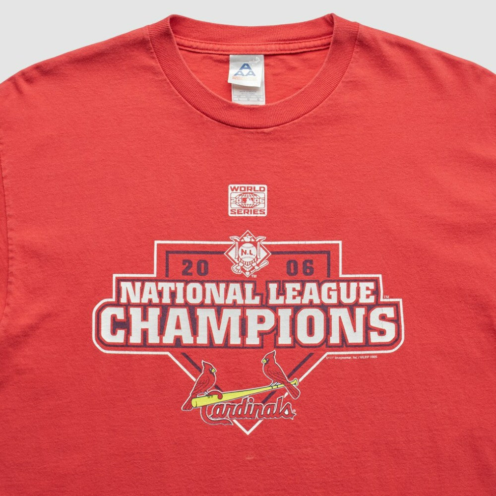 St. Louis Cardinals 2006 T-Shirt - Red - Vintage T-shirts