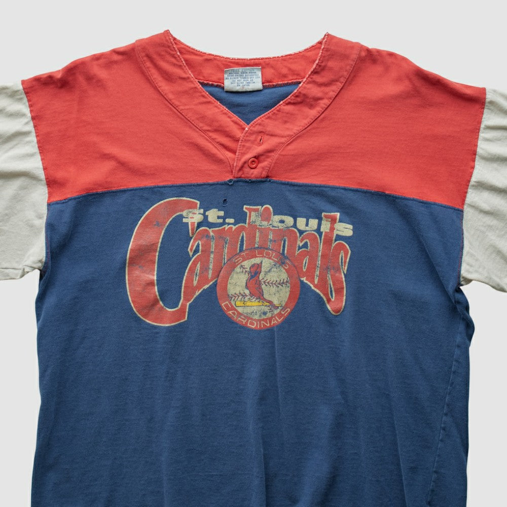 St. Louis Cardinals The Game 90s T-Shirt - Blue - Vintage T-shirts