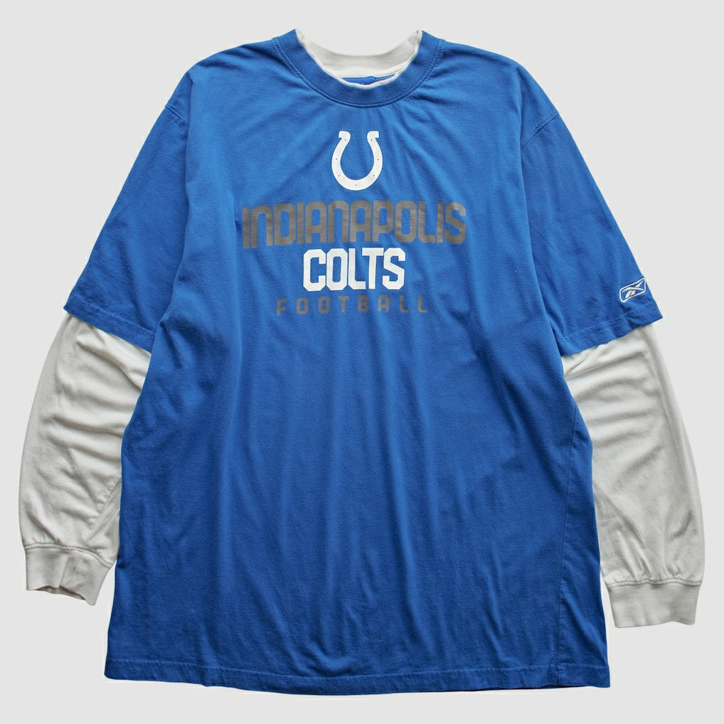 Indianapolis Colts Reebok 2000s T-Shirt - Blue T-shirts