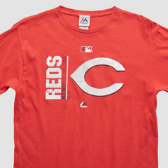 Cincinnati Reds Majestic 2000s T-Shirt - Red - Vintage T-shirts
