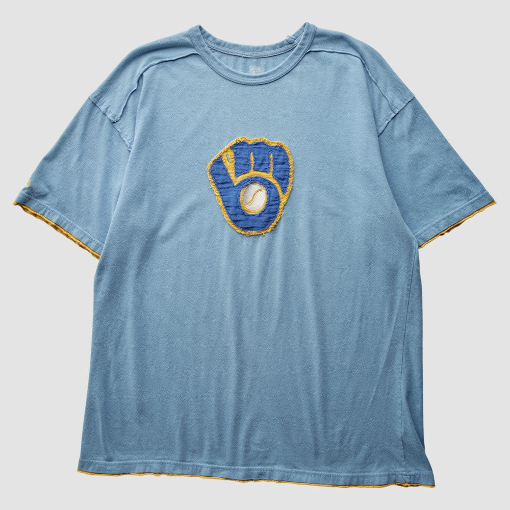 Milwaukee Brewers 2000s T-Shirt - Light Blue - XVintage T-shirts