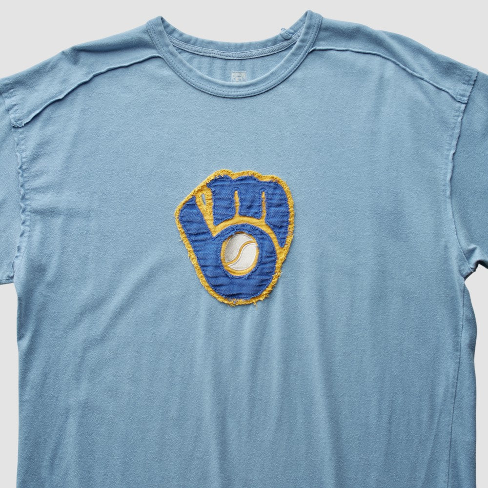 Milwaukee Brewers 2000s T-Shirt - Light Blue - XVintage T-shirts