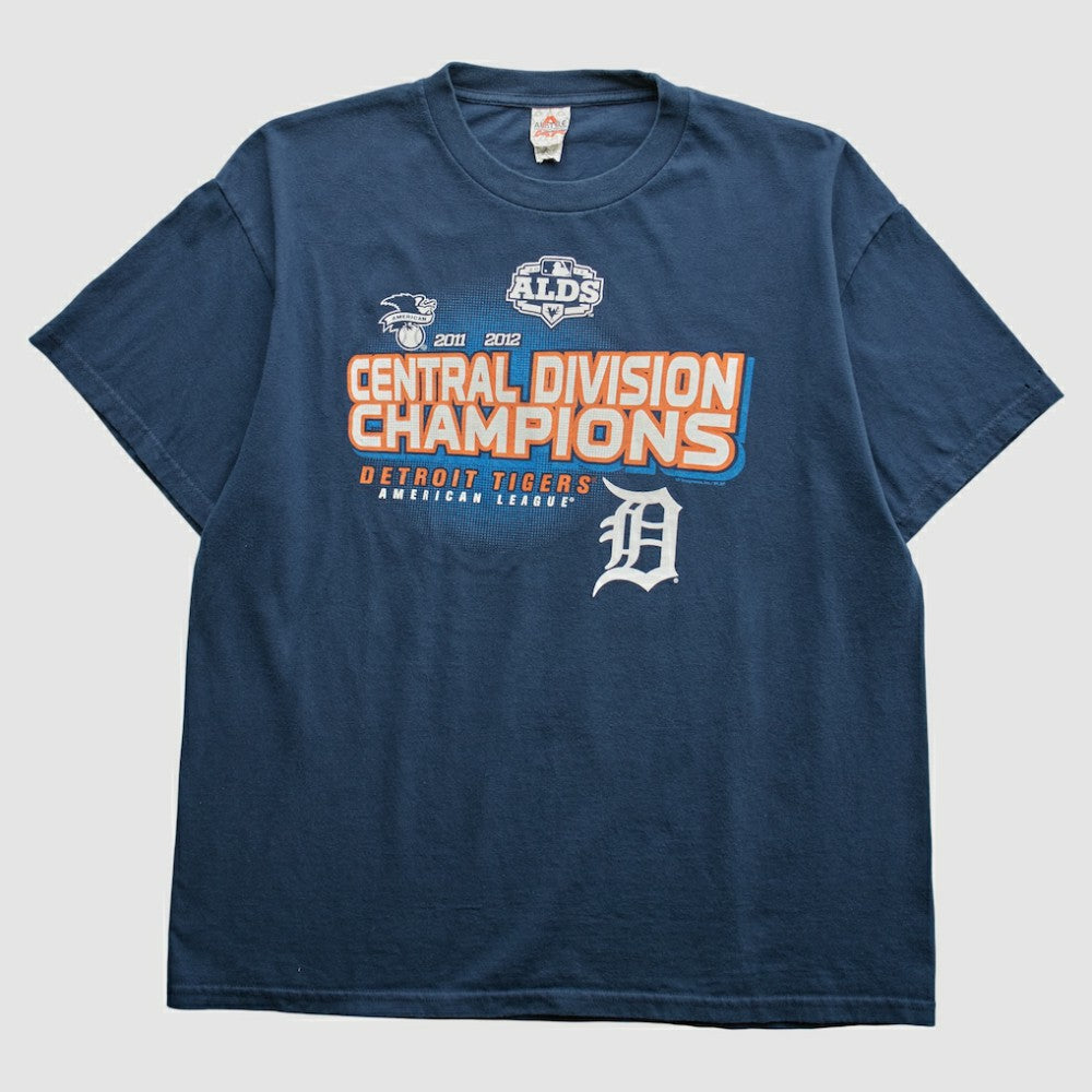 Detroit Tigers 2012 T-Shirt - Navy - Vintage T-shirts