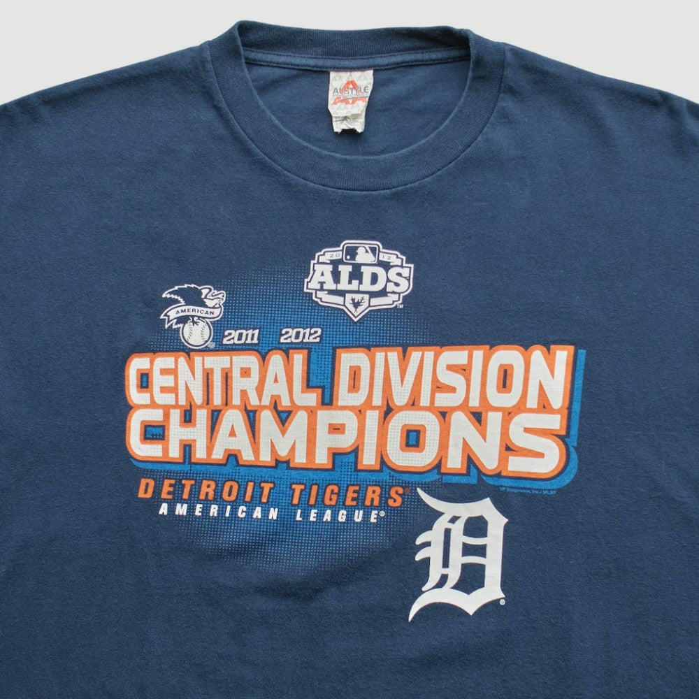 Detroit Tigers 2012 T-Shirt - Navy - Vintage T-shirts