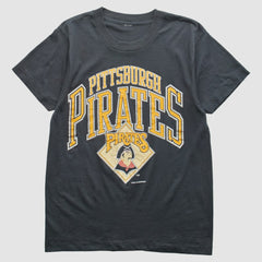 Pittsburgh Pirates Logo 7 1989 T-Shirt - Black - XVintage T-shirts