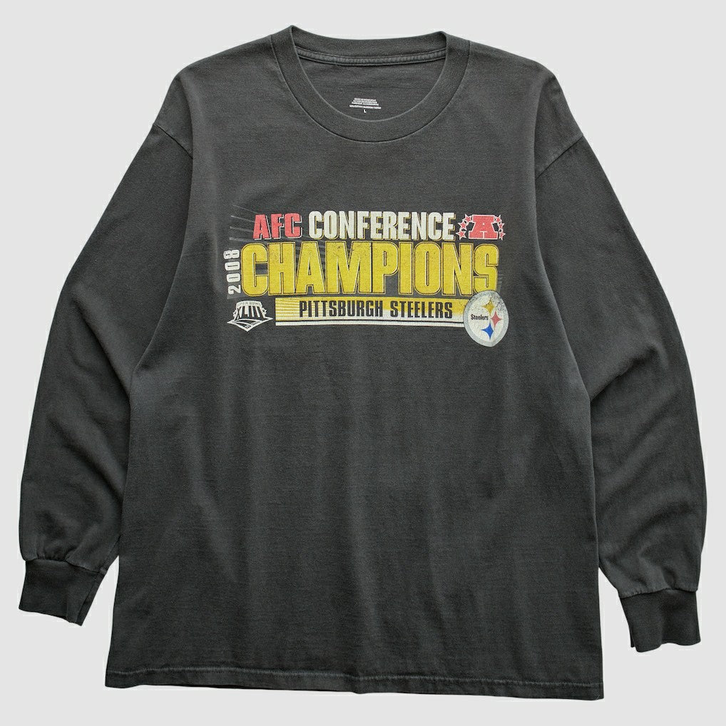Pittsburgh Steelers 2008 T-Shirt - Black T-shirts