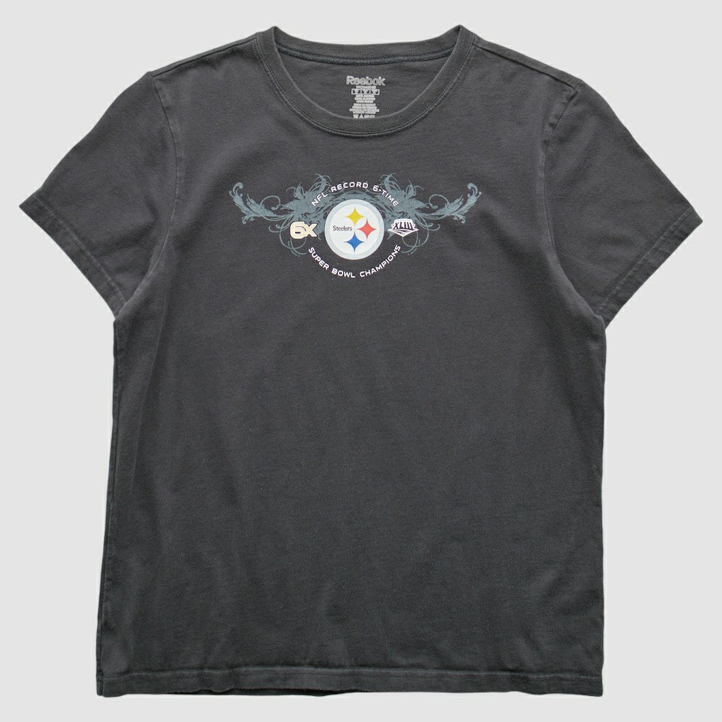 Pittsburgh Steelers Reebok 2009 T-Shirt - Gray T-shirts